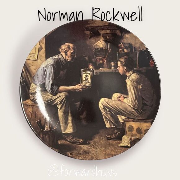 Norman Rockwell Heritage Collection Limited Edition Plate  “The Apprentice” - Picture 1 of 7